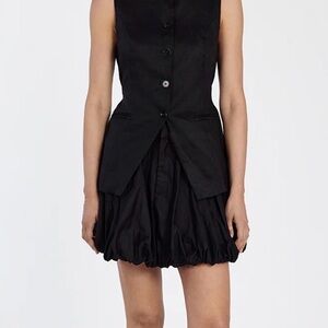 Dissh Linen Bubble Skirt